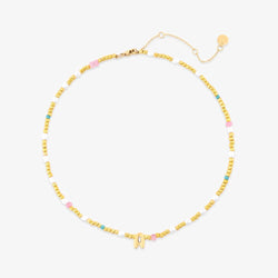 Initial Pearl & Seed Bead Choker